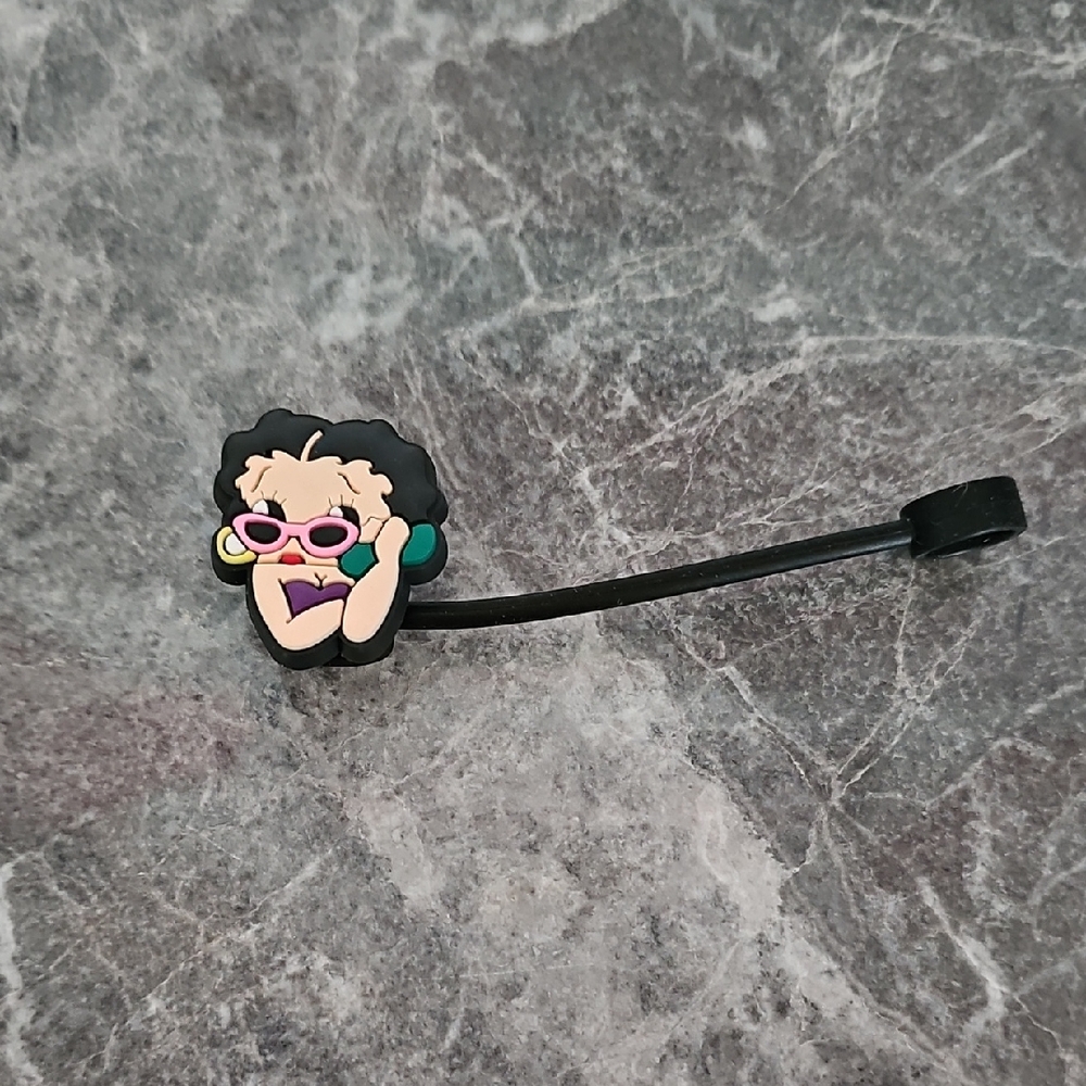 NWT Betty Boop Reusable Straw Cover Accessory